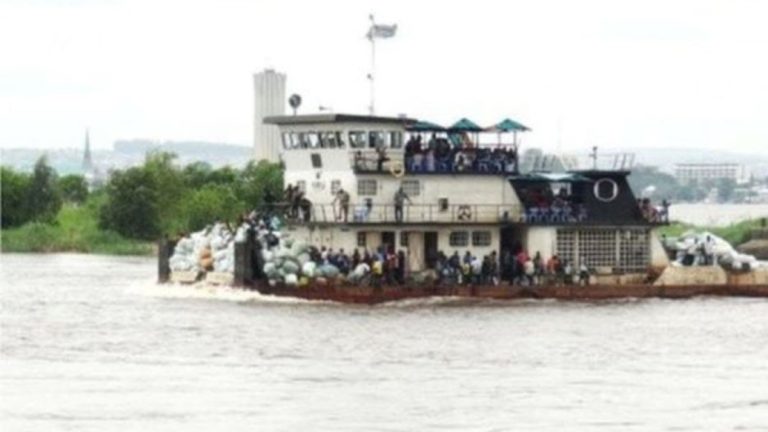 tanganyka naufrage fleuve congo