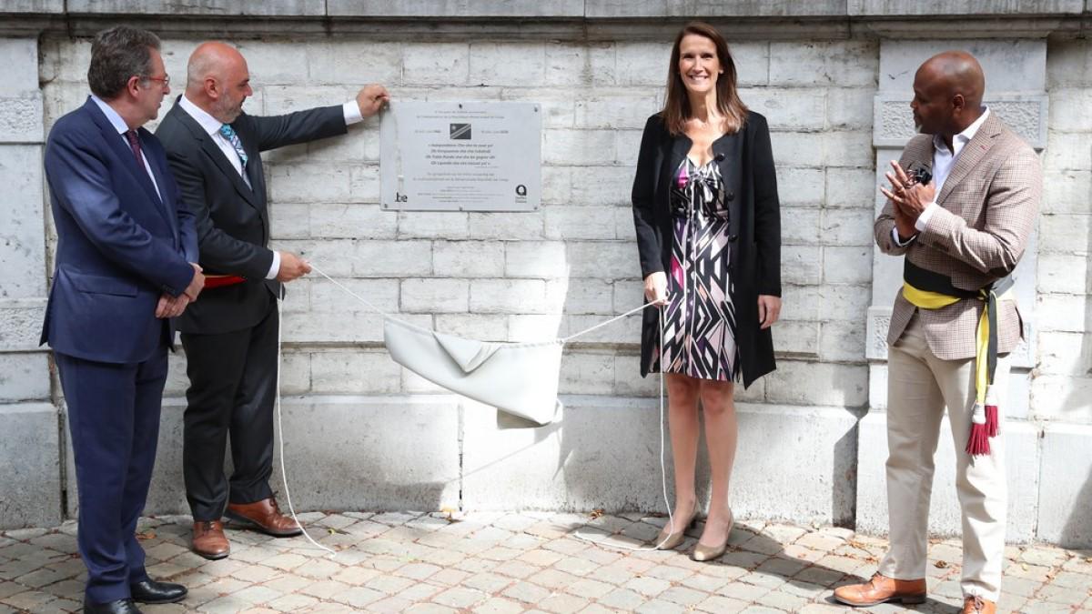 Commémoration-60-ans-Congo-Plaque-commémorative-Ixelles-Inauguration-Belga-Benoit-Doppagne