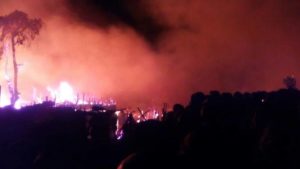 Bukavu : Plusieurs maisons prennent feu à kadutu