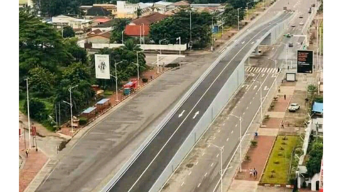 Saut-de-mouton Mandela à Kinshasa