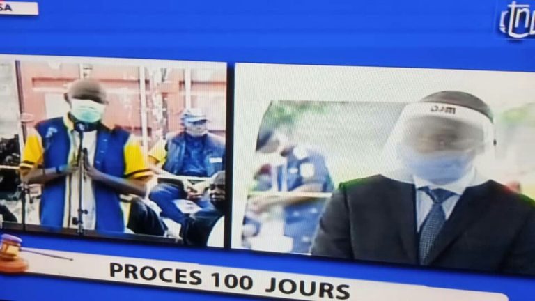Pierre Kangudia et Vital Kamerhe au procès 100jours