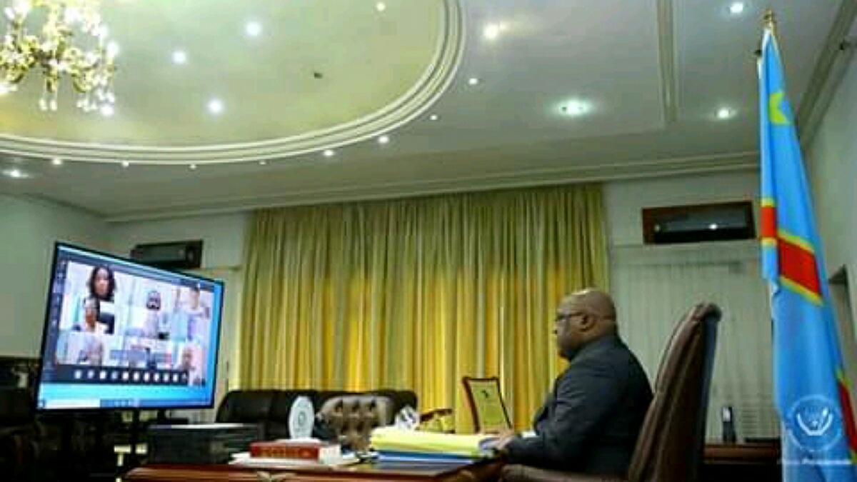 RDC : Félix Tshisekedi préside la 34ème réunion du conseil des ministres par vidéo-conférence