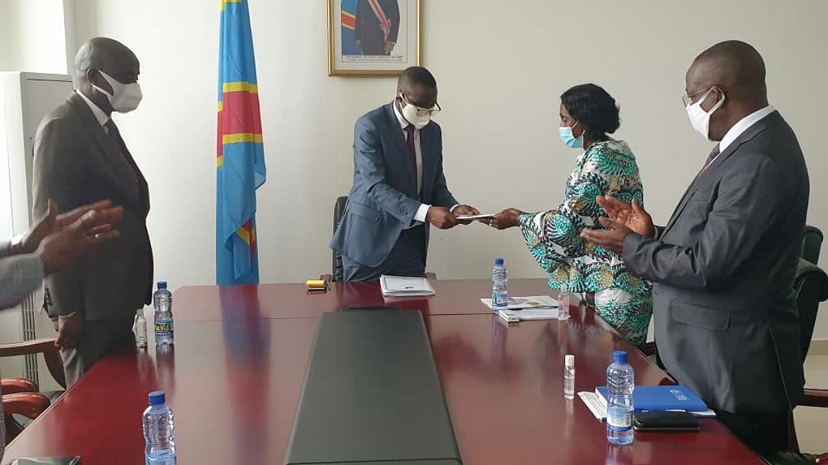 le ministre de l'Industrie, Julien Paluku