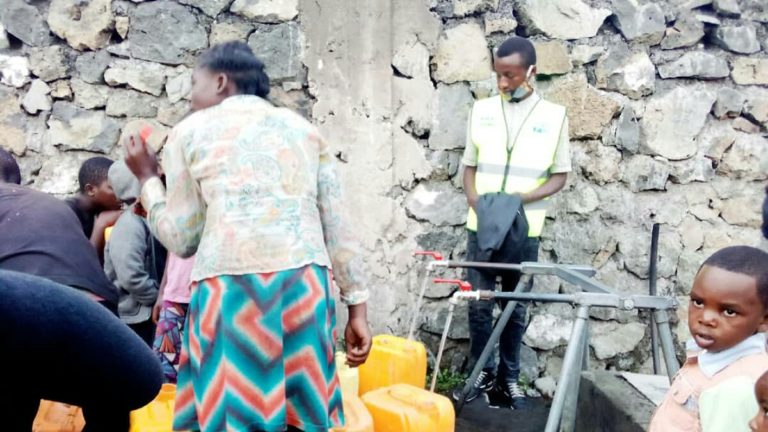 l'eau peut désormais couler des robinets du quartier Kyeshero