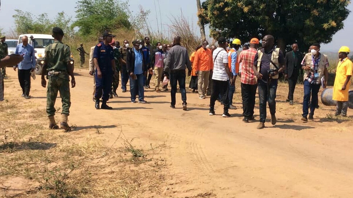 travaux exécutés par l'Office des Routes à Kabinda