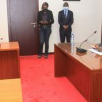 Sylvestre Ilunga et Gilbert Kankonde