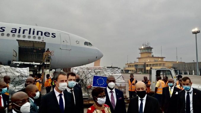 Union européenne vol humanitaire Kinshasa