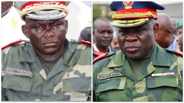 FARDC général John Numbi et général amisi tango four