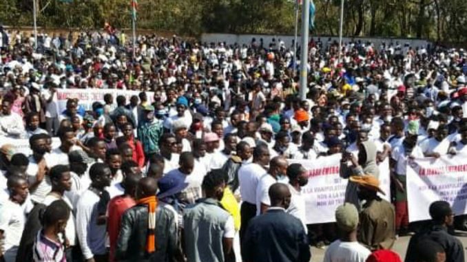 Lubumbashi : La société civile a organisé une marche