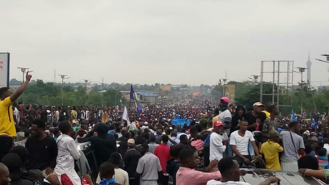 marche militants lamuka kinshasa