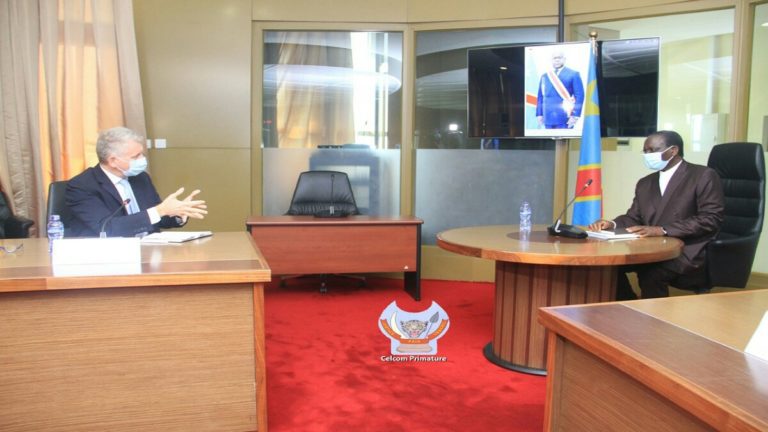 Jean-Marc Chataigner et Sylvestre Ilunga