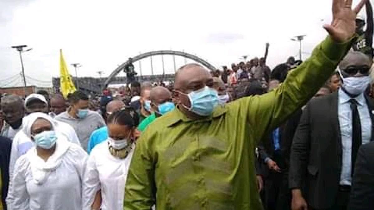 Marche Lamuka : JP Bemba remercie la population pour la mobilisation et la police pour avoir encadré la marche à Kinshasa