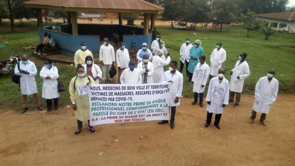 Beni : Les prestataires de santé suspendent leur mouvement de grève et privilégient l’intérêt communautaire