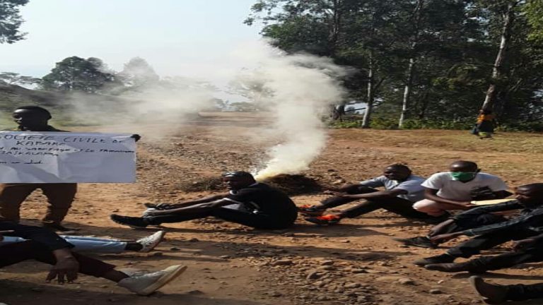société civile en sit-in à l'IITA