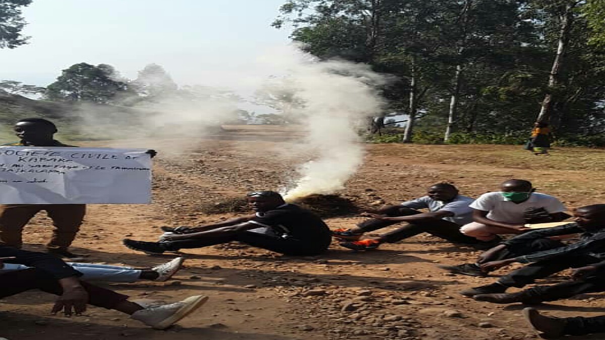 société civile en sit-in à l'IITA