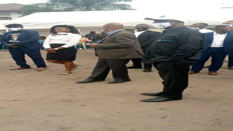 Augustin Kabuya et quelques cadres de l'UDPS