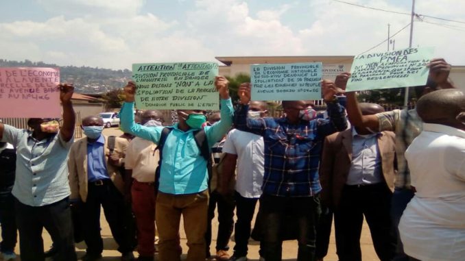 Bukavu : les agents de la division du commerce extérieur