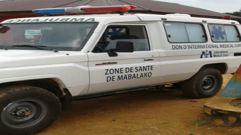 a zone de santé de Mabalako dotée d'une ambulance