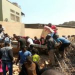 l'écroulement de bâtiment à lubumbashi