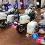 la PNC/Butembo dotée de 4 motos pour sa mobilité