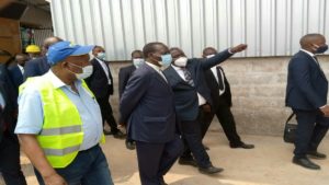 Sylvestre Ilunga en visite de travail au Kwango