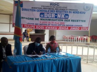 Nord-Kivu - campagne de maximisation des recettes