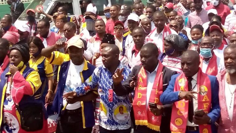 l'UNC, l'AFDC-A marche à bukavu