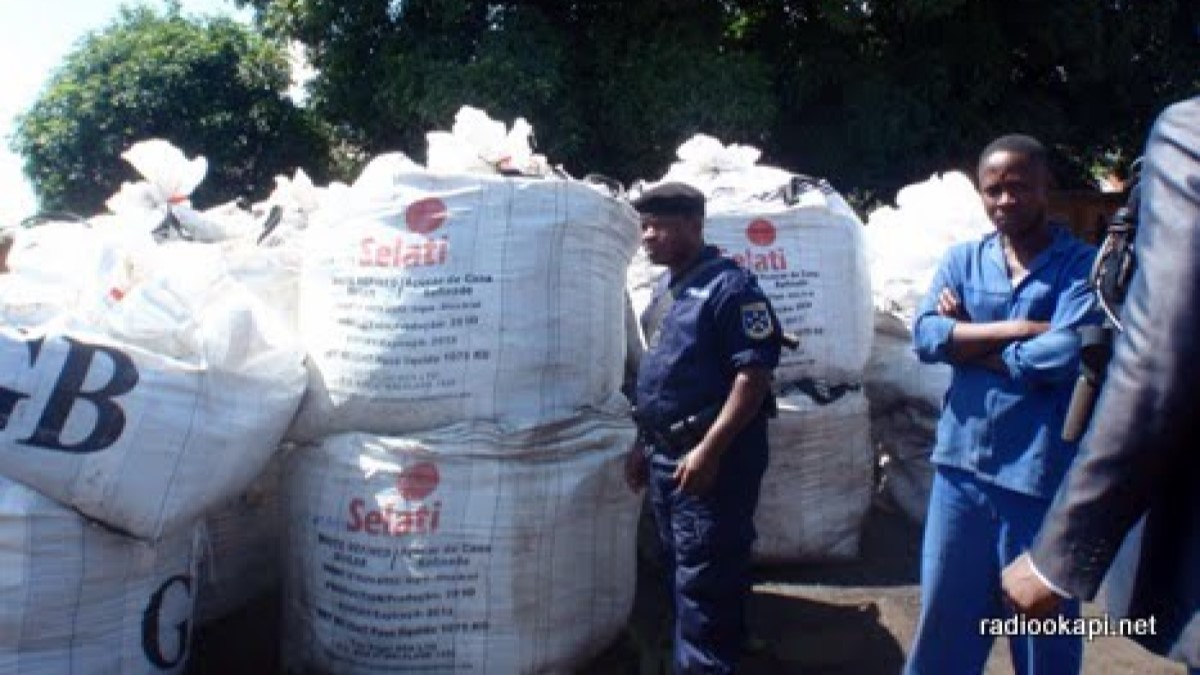 sacs des minerais goma