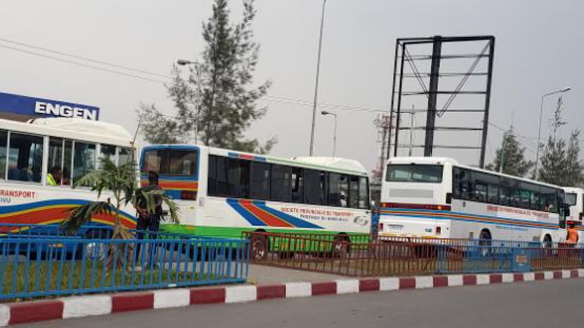 Carly Nzanzu ville GOMA 14 nouveaux bus