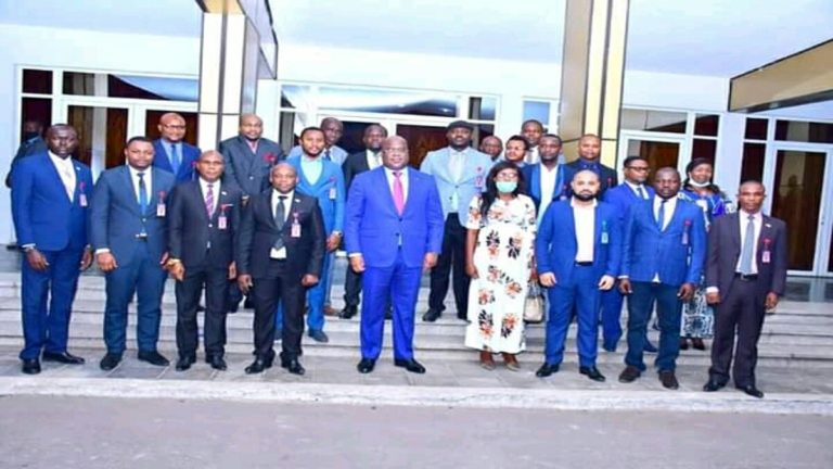 Félix Tshisekedi et élus de la Tshopo