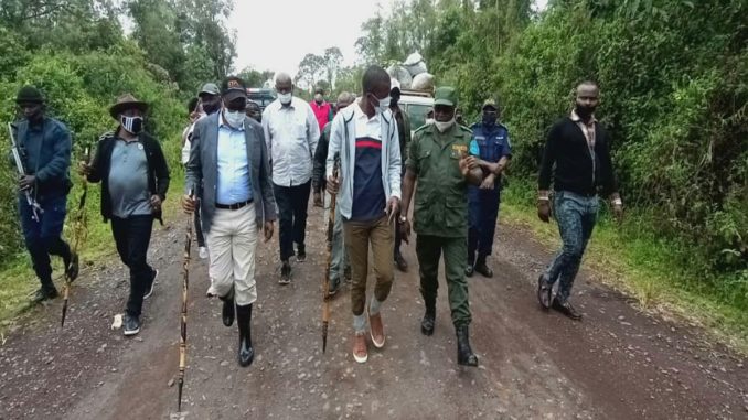 Sud-Kivu : Yves Bunkulu visite le parc de Kahuzi Biega