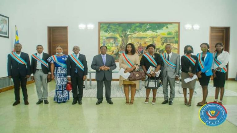 Alexis Thambwe a échangé avec le Parlement des jeunes