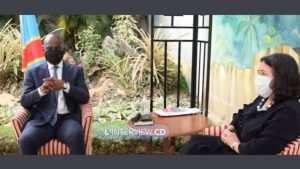 Martin Fayulu et Leila Zerrougui