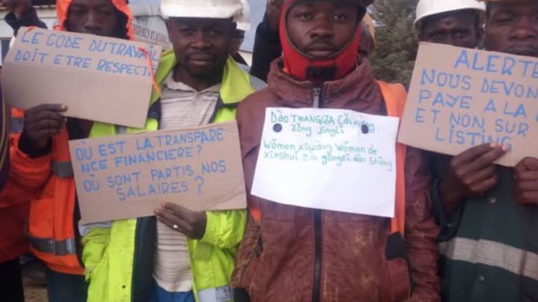 manifestation des agents de Banro à Bukavu