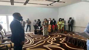 Denise Nyakeru Tshisekedi donne le go du 9e congrès de l'UNPC