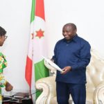 Evariste Ndayishimiye et Marie Tumba Nzeza