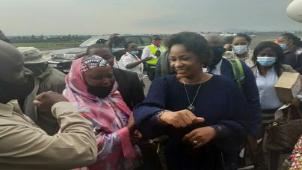 Olive Lembe Kabila en mission humanitaire à Goma
