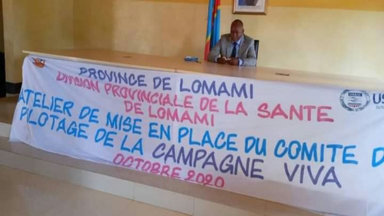 le gouverneur Lubamba lance l'atelier de la mise en place du comité de pilotage de la campagne "VIVA"