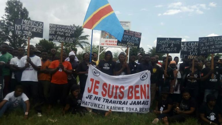 Les habitants de Beni au Nord-Kivu