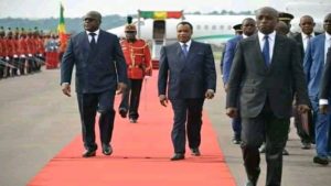 Félix Tshisekedi et Denis Sassou