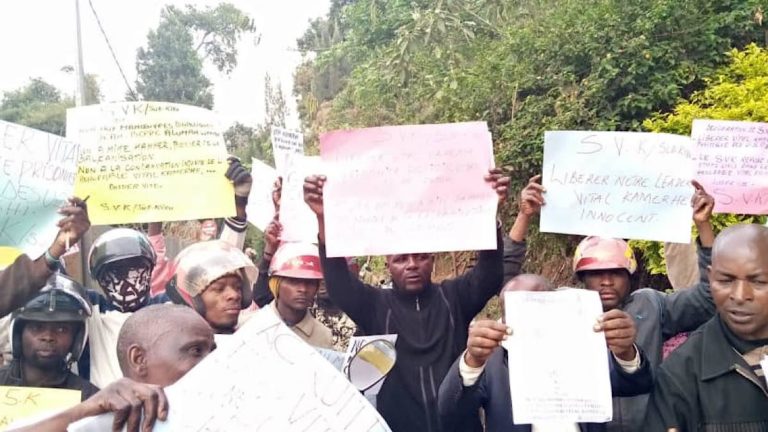 des membres de la plateforme «Soutenons Vital Kamerhe