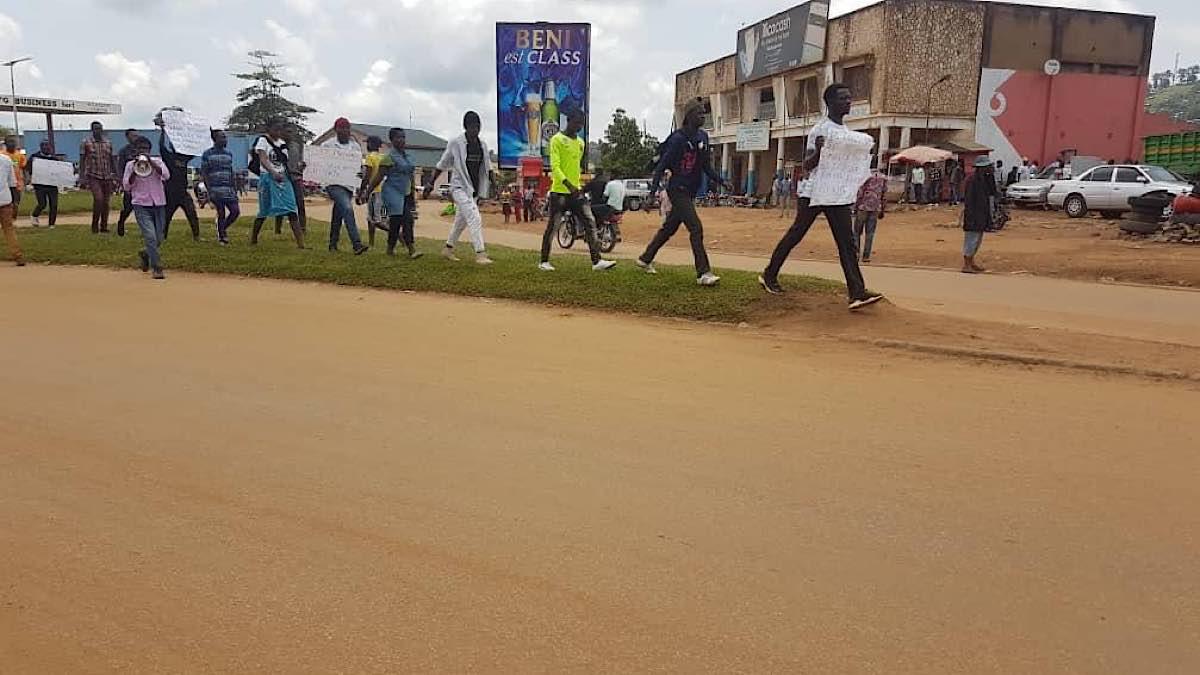 Beni : marche pacifique d'un groupe de pression