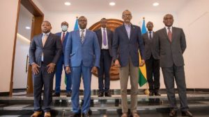 Paul Kagame James Kabarebe Fortunat Biselele et TETE Kabwa, Félix Tshisekedi
