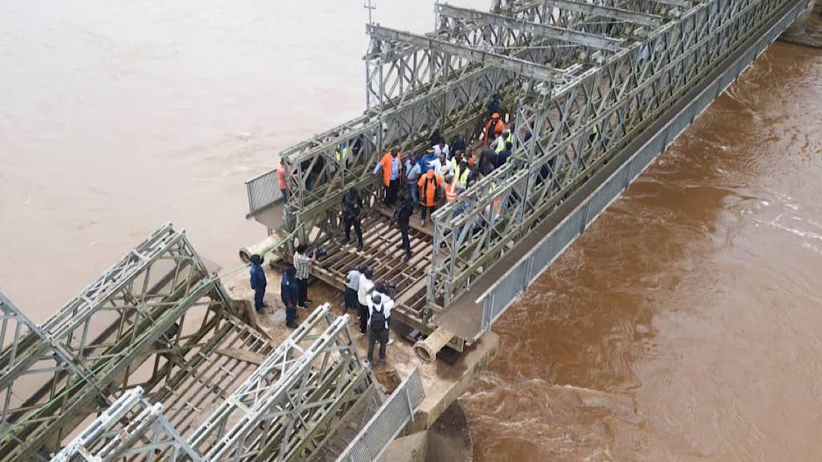 effrondrement du pont Kasaï