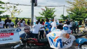 Quelques militants d'Ensemble