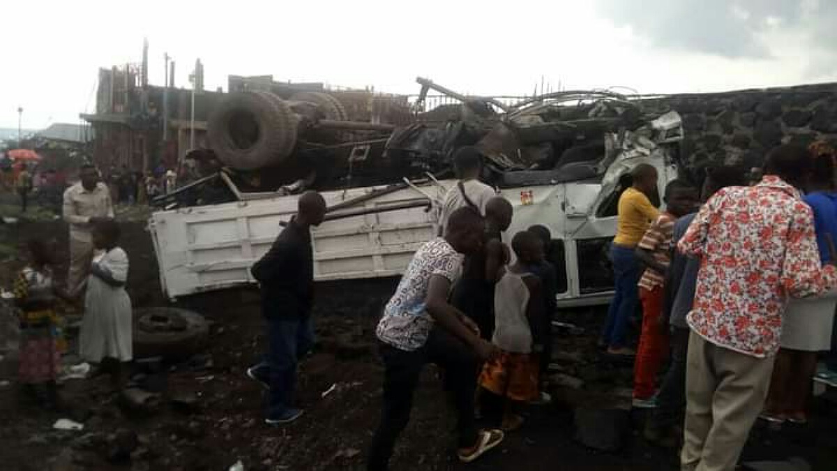 Nyiragongo : un accident de circulation