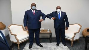 Mokgweetsi Eric Keabetwe. et Felix Tshisekedi