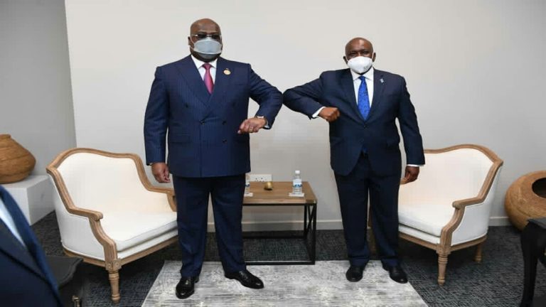 Mokgweetsi Eric Keabetwe. et Felix Tshisekedi