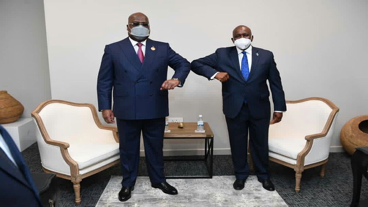 Mokgweetsi Eric Keabetwe. et Felix Tshisekedi