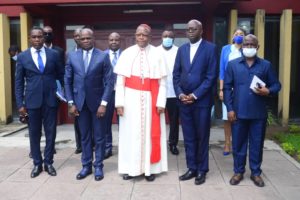 Le Cardinal Ambongo a échangé avec Willy Bakonga